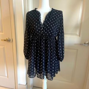 Zara dress polka dot size M